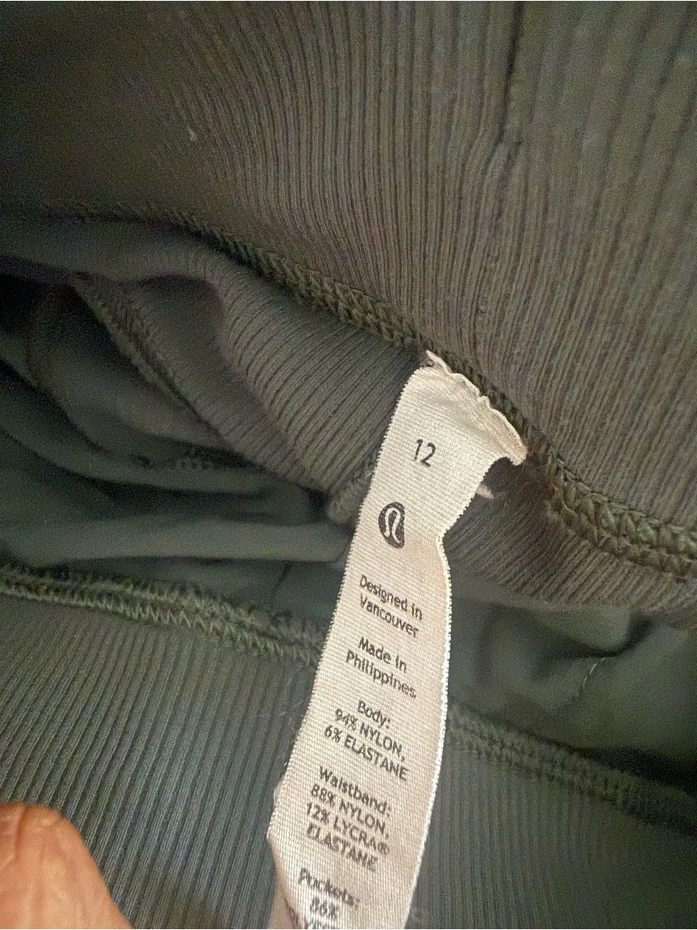 Lululemon Dance Studio Mid-Rise Jogger Dark Forest Sz 14 28” Inseam